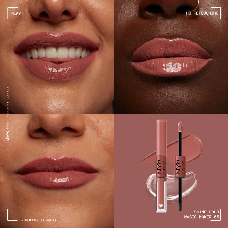 NYX Professional Makeup Shine Loud High Shine Lip Color tekutá rtěnka s vysokým leskem odstín 05 - Magic Maker 65 ml