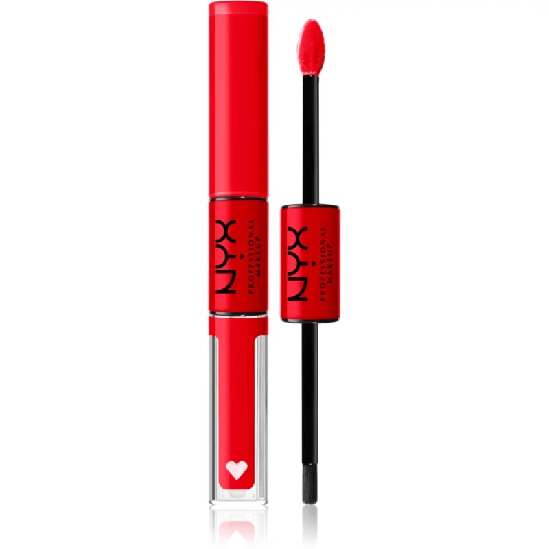 NYX Professional Makeup Shine Loud High Shine Lip Color tekutá rtěnka s vysokým leskem odstín 17 - Rebel In Red 65 ml