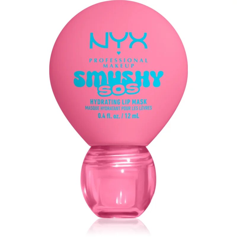 NYX Professional Makeup Smushy SOS hydratační maska na rty odstín 04 Guava Glaze 12 ml