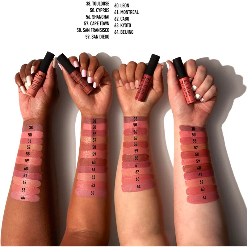 NYX Professional Makeup Soft Matte Lip Cream lehká tekutá matná rtěnka odstín 01 Amsterdam 8 ml