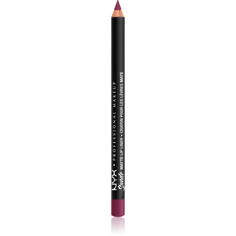 NYX Professional Makeup Suede Matte Lip Liner matná tužka na rty odstín 58 Girl Bye 1 g