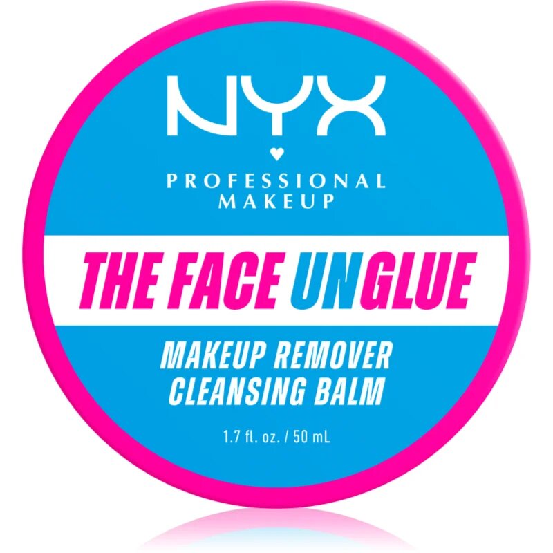 NYX Professional Makeup The Face Unglue odličovací a čisticí balzám s bambuckým máslem 50 ml