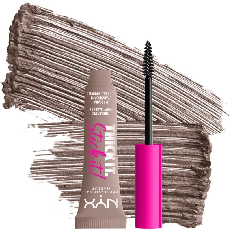NYX Professional Makeup Thick it Stick It Brow Mascara řasenka na obočí odstín 02 Cool Blonde 7 ml