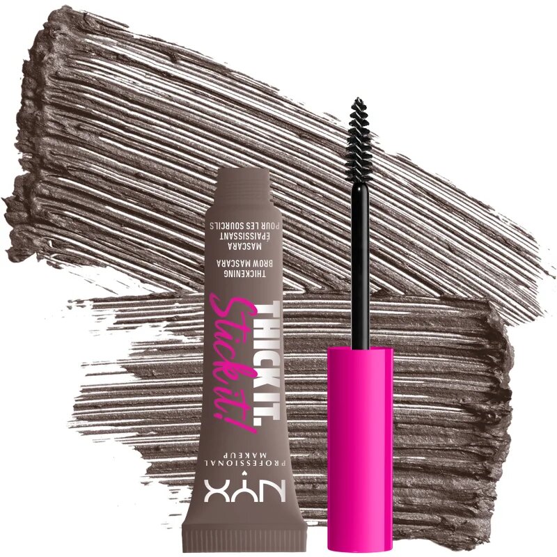 NYX Professional Makeup Thick it Stick It Brow Mascara řasenka na obočí odstín 05 Ash Brown 7 ml