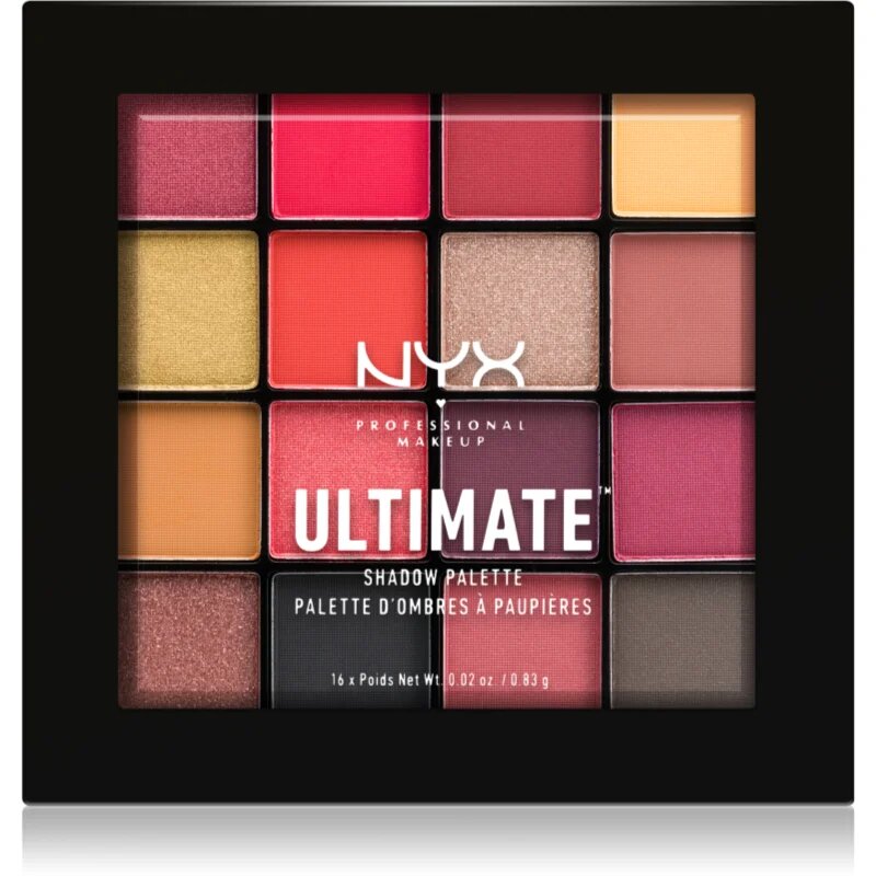 NYX Professional Makeup Ultimate Shadow Palette paletka očních stínů odstín Phoenix 16x0.83 g