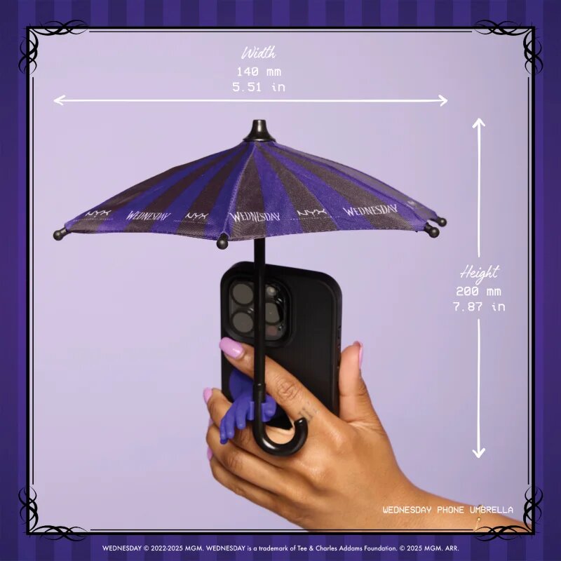 NYX Professional Makeup Wednesday Umbrella držák na mobil 1 ks