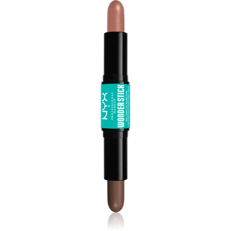 NYX Professional Makeup Wonder Stick Dual Face Lift oboustranná konturovací tyčinka odstín 03 Light Medium 2x4 g