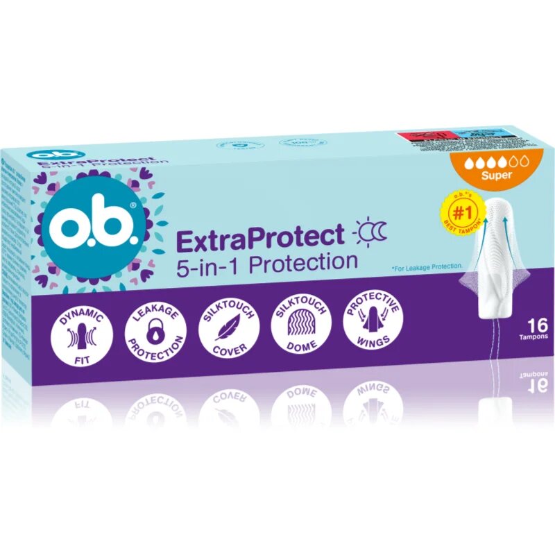 o.b. Extra Protect Super tampony 16 ks