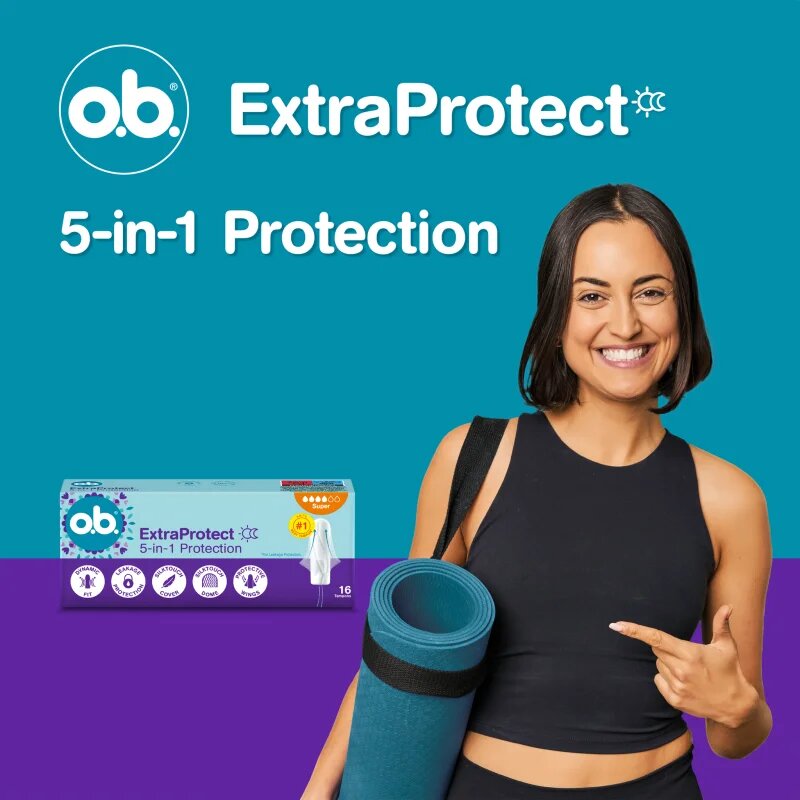 o.b. Extra Protect Super tampony 16 ks