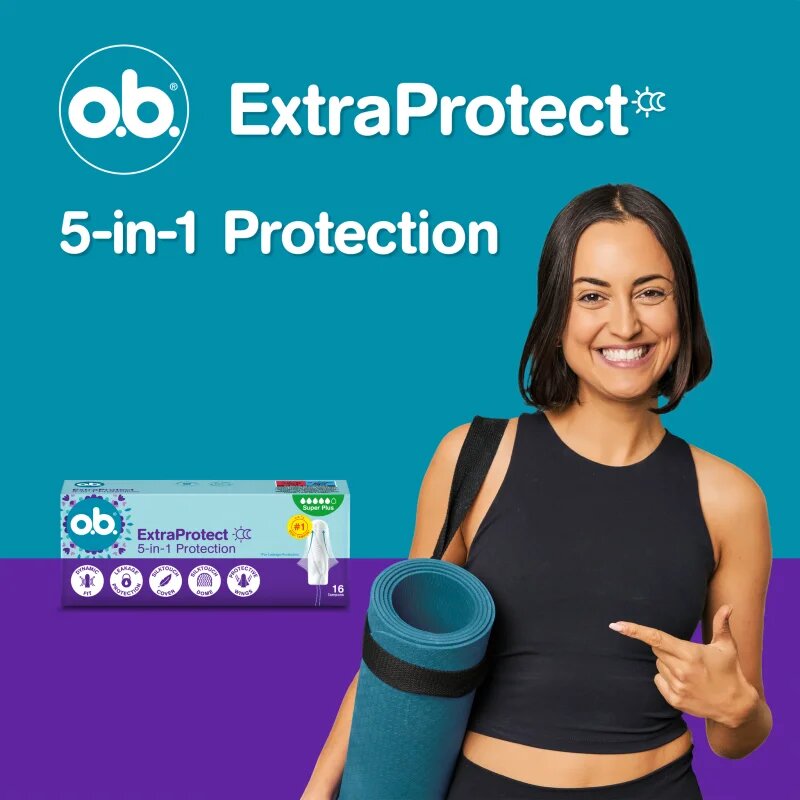 o.b. Extra Protect Super+ tampony 16 ks