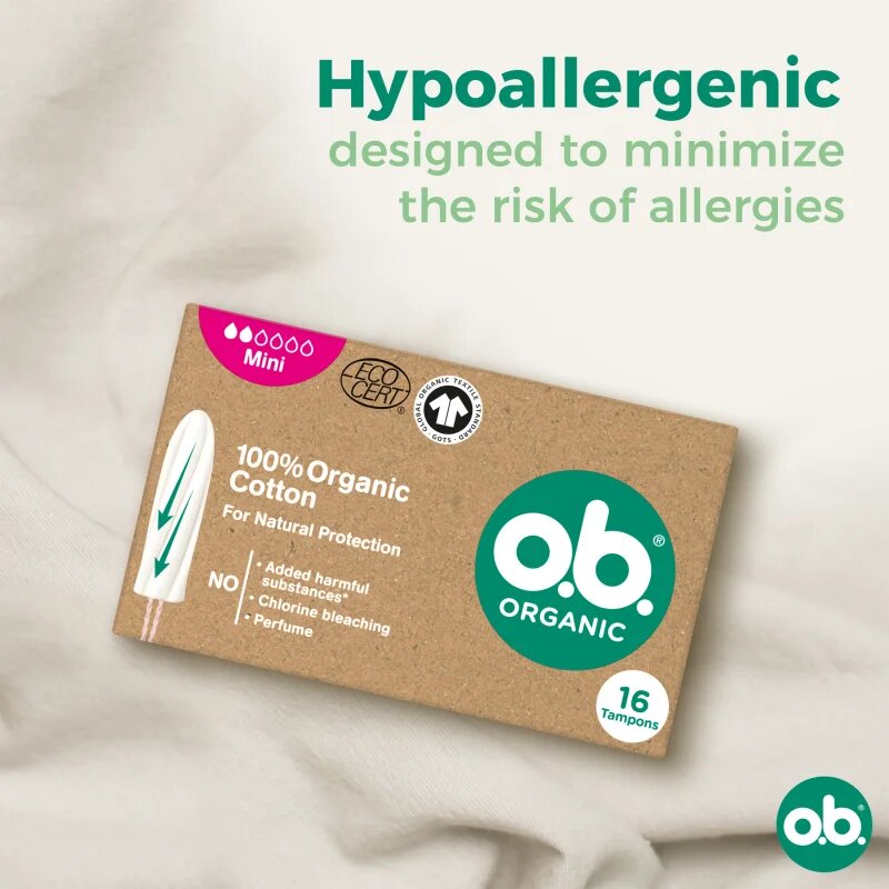 o.b. Organic Mini tampony 16 ks