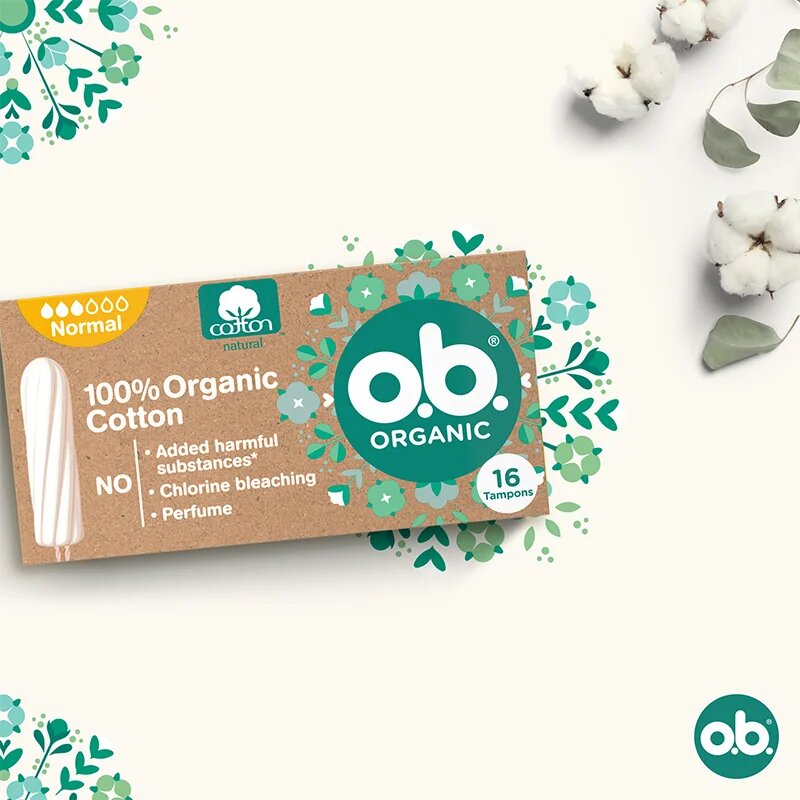 o.b. Organic Normal tampony 16 ks