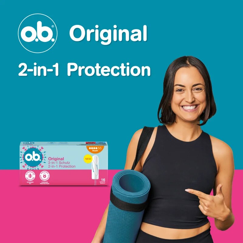 o.b. Original Super tampony pro silnou menstruaci 16 ks