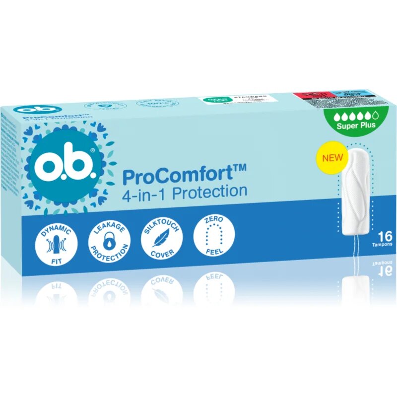 o.b. Pro Comfort Super Plus tampony pro silnou menstruaci 16 ks