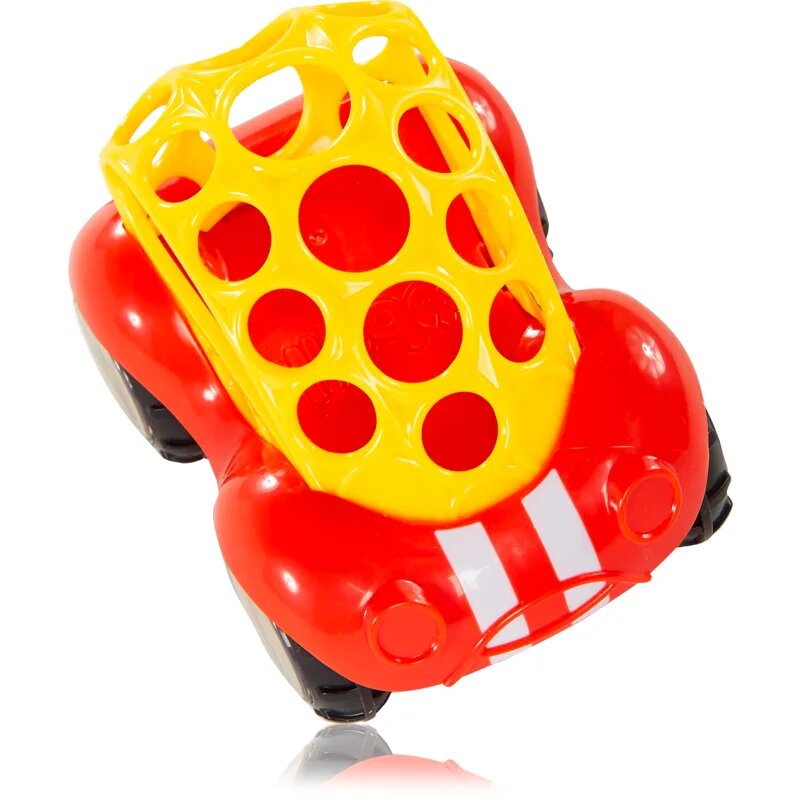 Oball Rattle & Roll autíčko pro děti Red 3m+ 1 ks