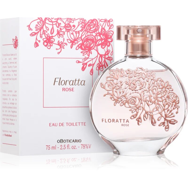 oBoticário Floratta Rose toaletní voda pro ženy 75 ml