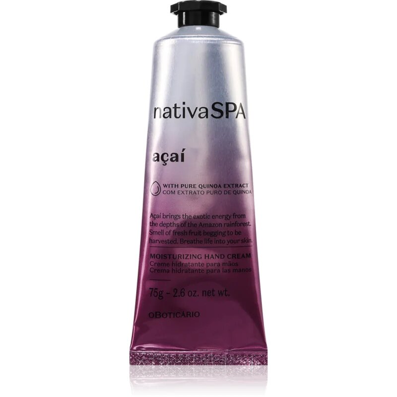oBoticário Nativa SPA Acai hydratační krém na ruce 75 g