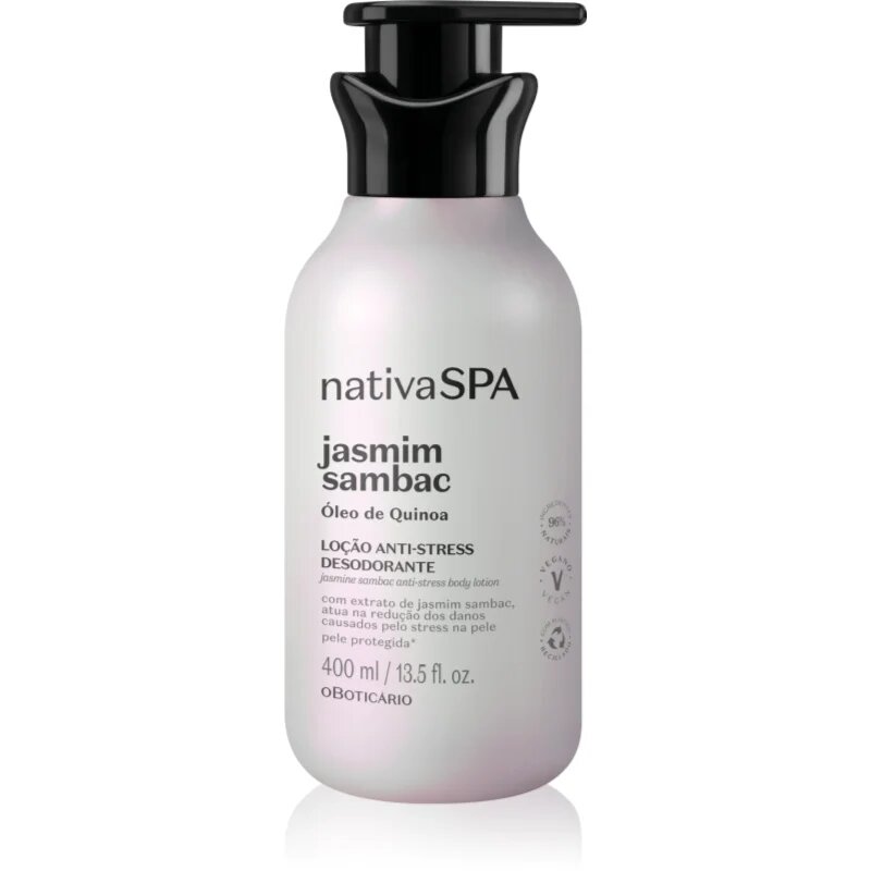 oBoticário Nativa SPA Jasmim Sambac zklidňující tělové mléko 400 ml