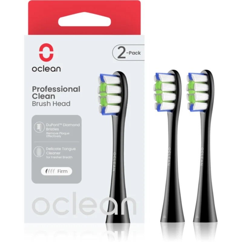 Oclean Professional Clean P1C5 B02 náhradní hlavice Black 2 ks