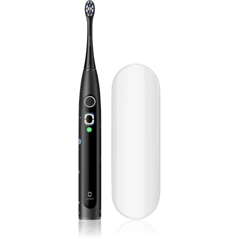 Oclean X Kids Set sonický zubní kartáček pro děti s cestovním pouzdrem Black 1 ks