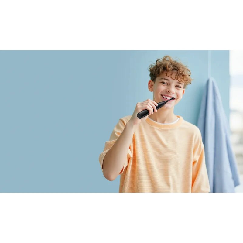 Oclean X Kids Set sonický zubní kartáček pro děti s cestovním pouzdrem Black 1 ks