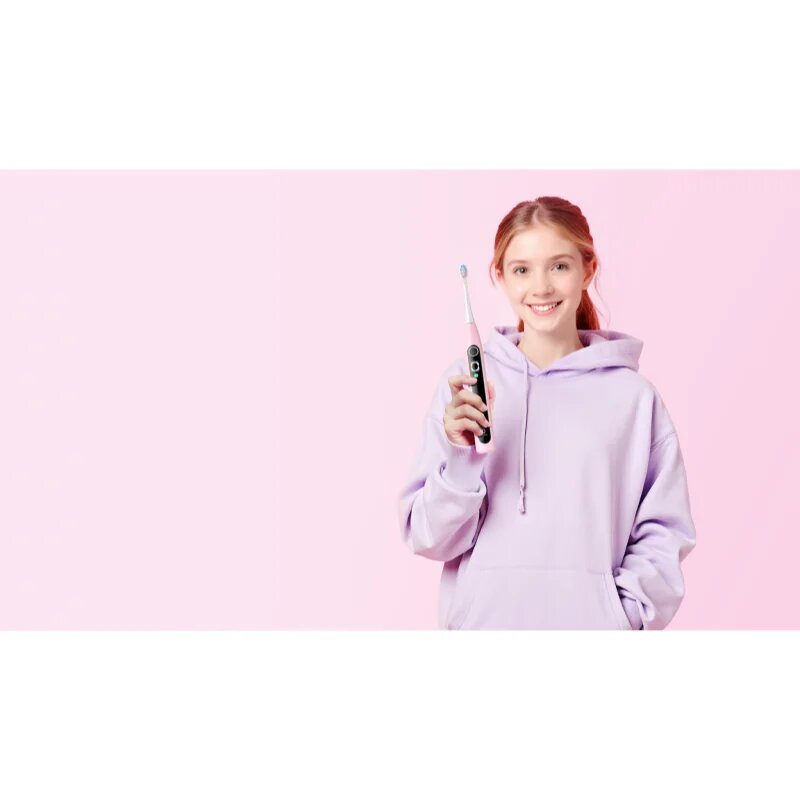 Oclean X Kids sonický zubní kartáček pro děti Pink 1 ks