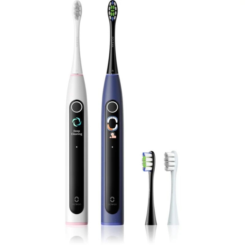 Oclean X Lite Duo Set sonický zubní kartáček + náhradní hlavice Blue+Grey