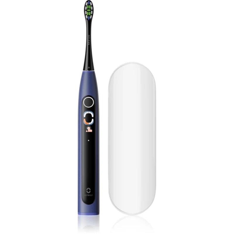 Oclean X Lite Set sonický zubní kartáček s cestovním pouzdrem Dark Blue 1 ks