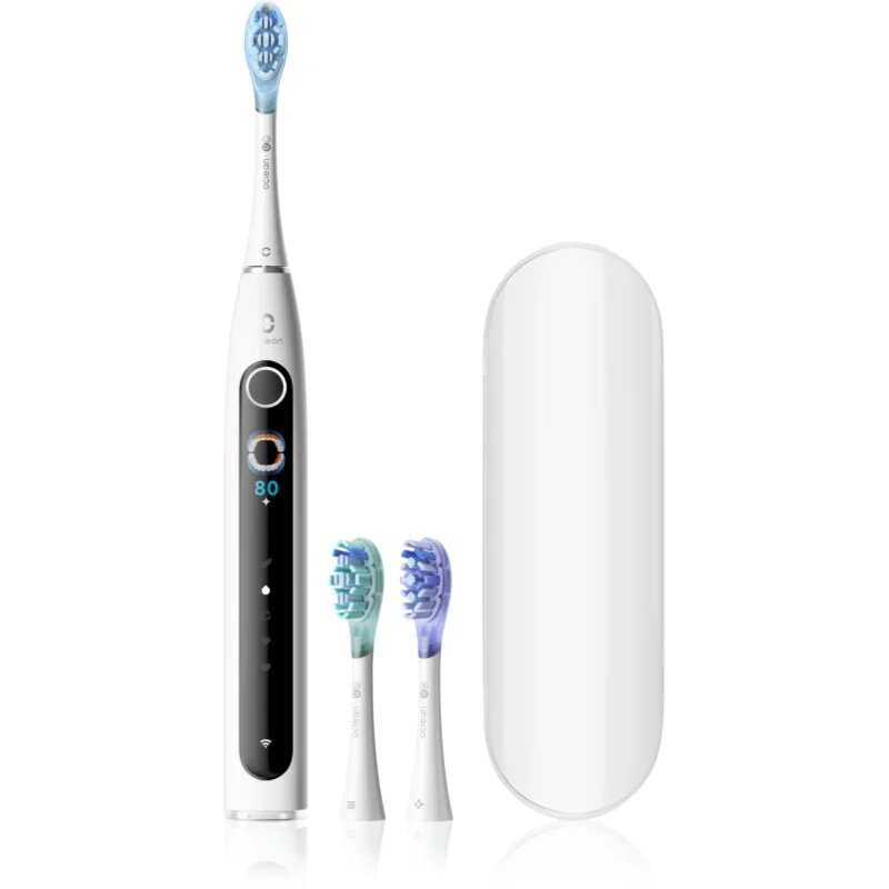 Oclean X Pro 20 Set sonický zubní kartáček + 2 náhradní hlavice s cestovním pouzdrem White