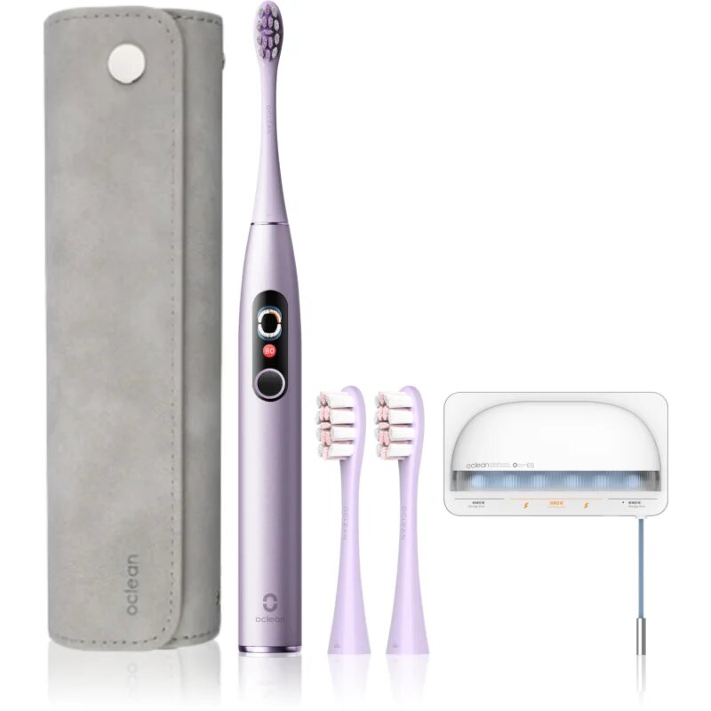 Oclean X Pro Digital Set sada pro péči o zuby Purple