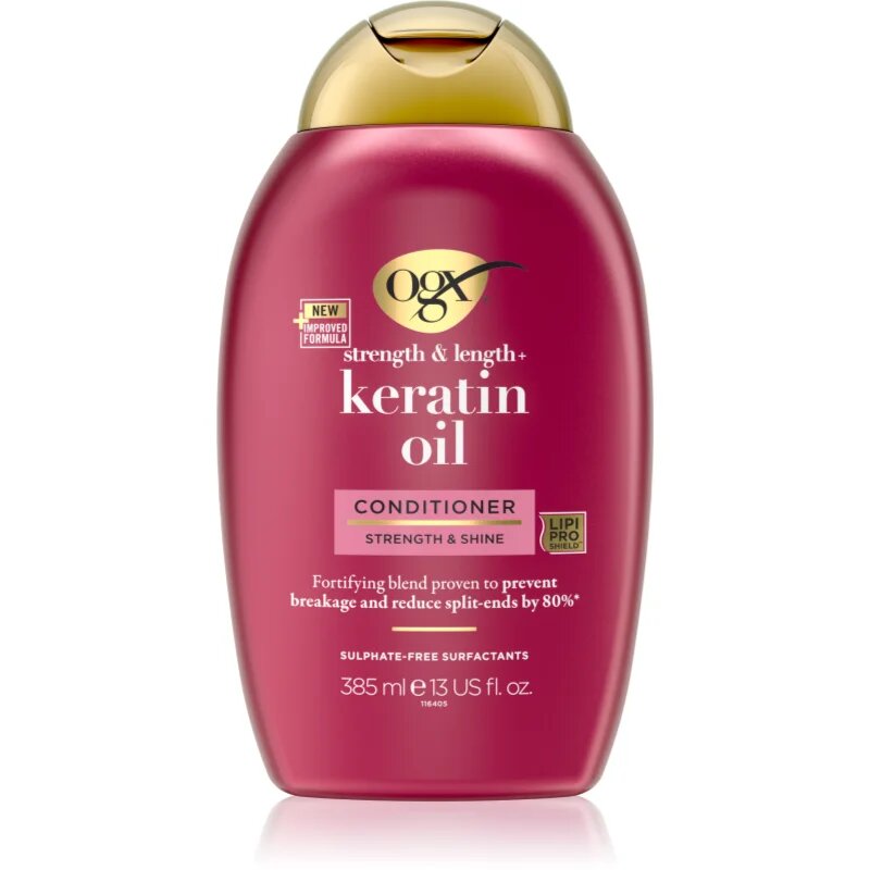 OGX Keratin Oil posilující kondicionér s keratinem a arganovým olejem 385 ml