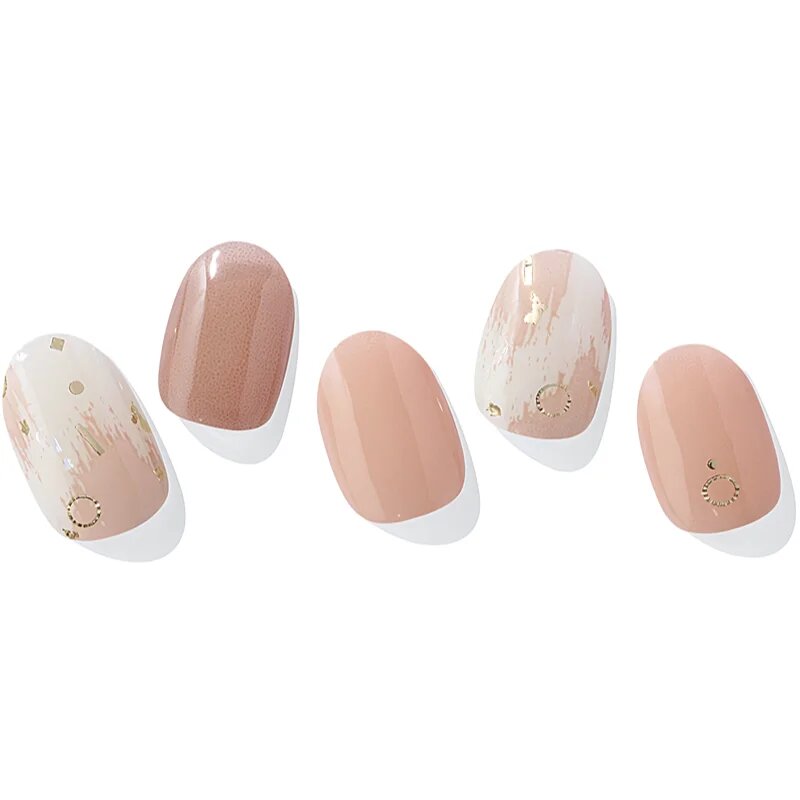 OHORA Gel Nail Sticker N Almond Blossom nálepky na nehty odstín ND-066 30 ks