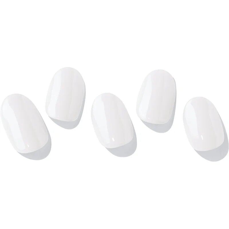 OHORA Gel Nail Sticker N Clean White nálepky na nehty odstín NB-048 1 ks