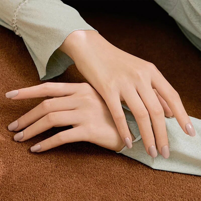 OHORA Gel Nail Sticker N Cream Beige nálepky na nehty odstín NB-075 1 ks