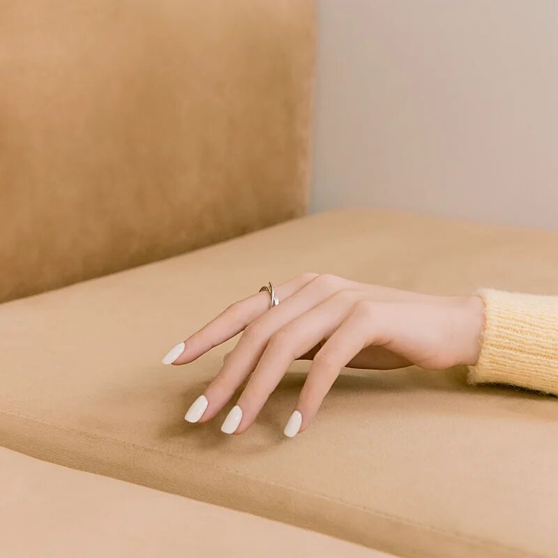 OHORA Gel Nail Sticker N Cream Cotton nálepky na nehty odstín NB-076 1 ks