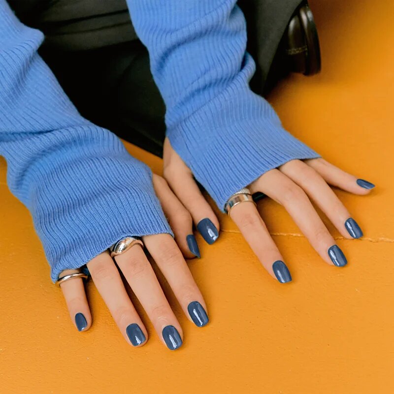 OHORA Gel Nail Sticker N Cream Indigo nálepky na nehty odstín NB-071 1 ks