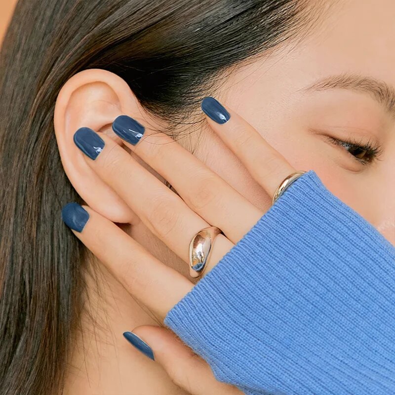 OHORA Gel Nail Sticker N Cream Indigo nálepky na nehty odstín NB-071 1 ks
