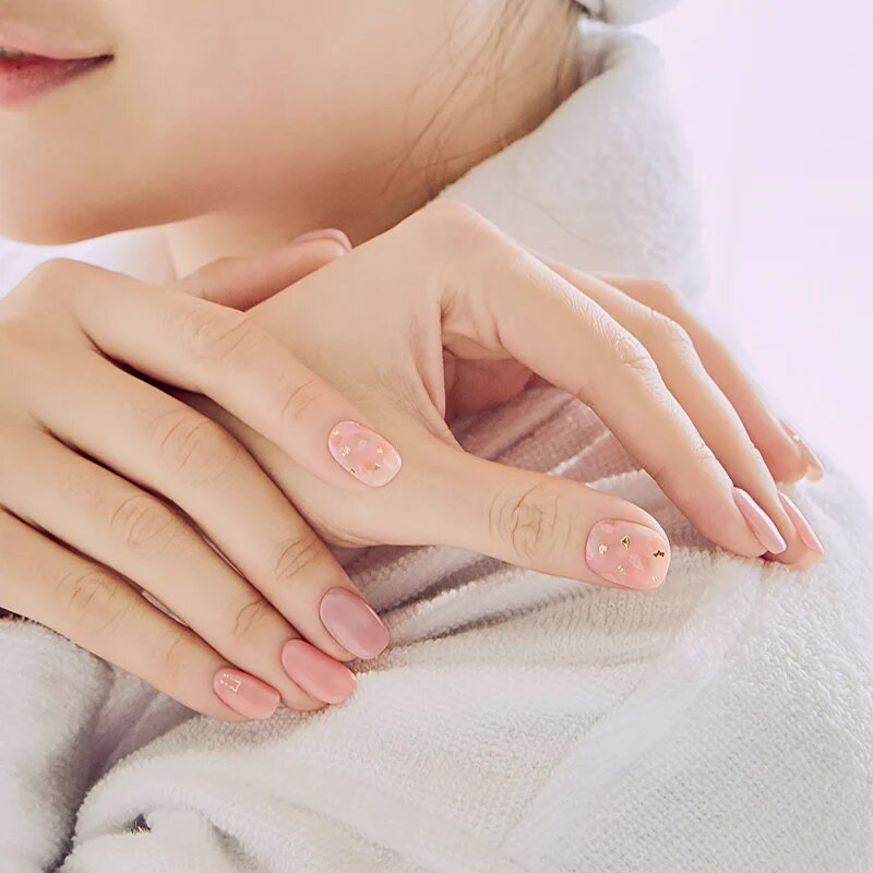 OHORA Gel Nail Sticker N Lazy Sunday nálepky na nehty odstín ND-038 1 ks