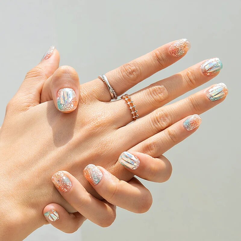 OHORA Gel Nail Sticker N Newtro no.1 nálepky na nehty odstín ND-097 1 ks