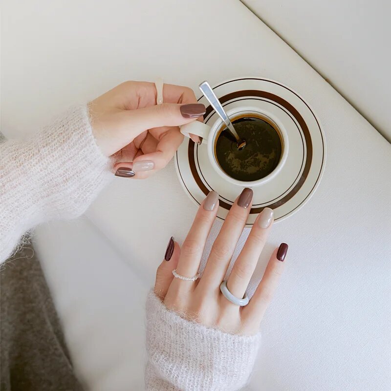 OHORA Gel Nail Sticker N Roasting nálepky na nehty odstín ND-312 1 ks