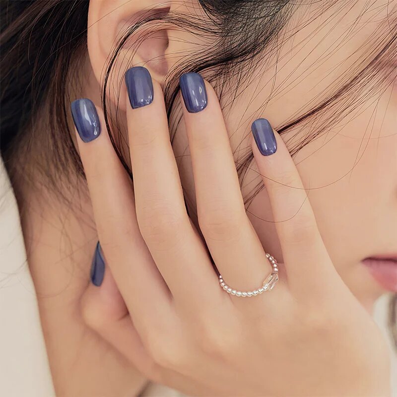 OHORA Gel Nail Sticker N Tint Bluesy nálepky na nehty odstín NB-083 1 ks