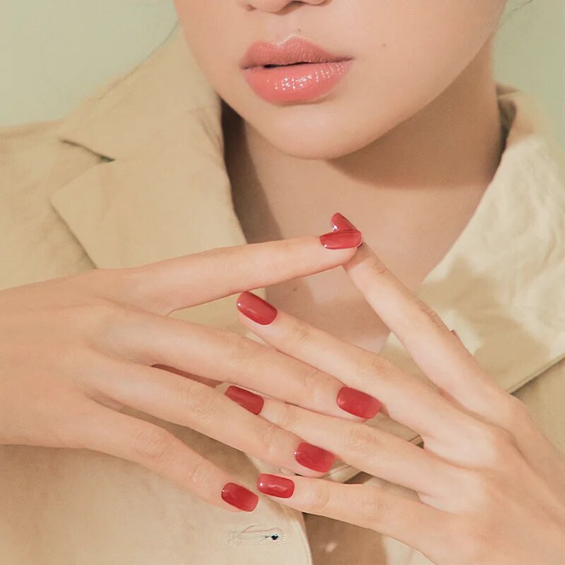 OHORA Gel Nail Sticker N Tint Brick nálepky na nehty odstín NB-067 1 ks