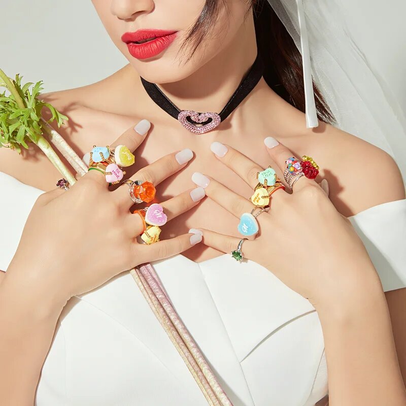 OHORA Gel Nail Sticker N Veil nálepky na nehty odstín ND-361 1 ks