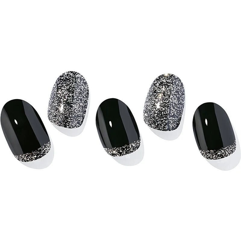 OHORA Semi Cured Gel Nail Strips N Party Night nálepky na nehty odstín ND-041-G 1 ks