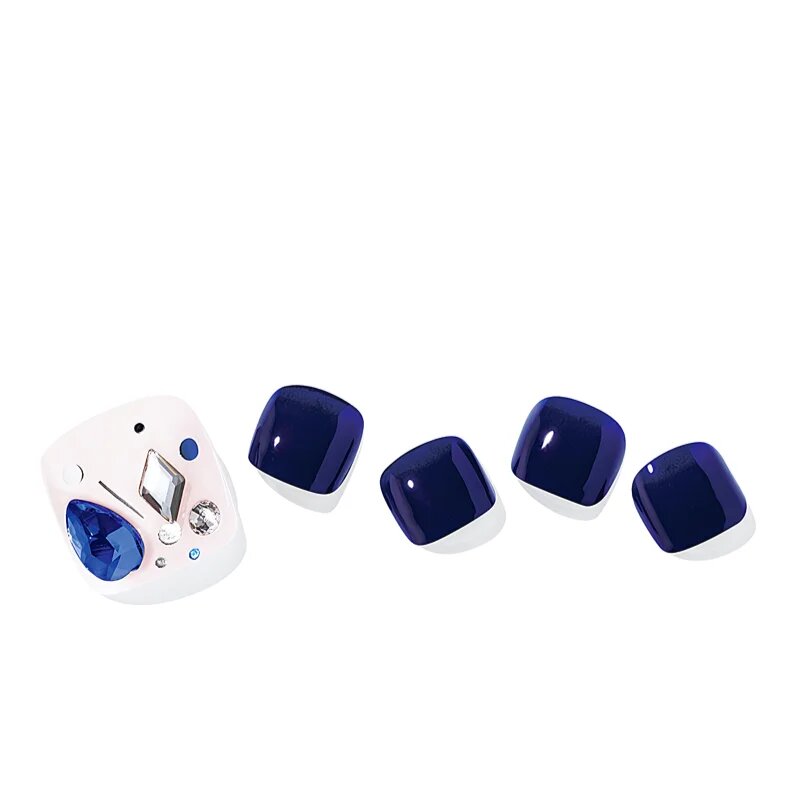 OHORA Semi Cured Gel Pedicure Strips P Blue Drop nálepky na nehty na nohy odstín PP-031 1 ks