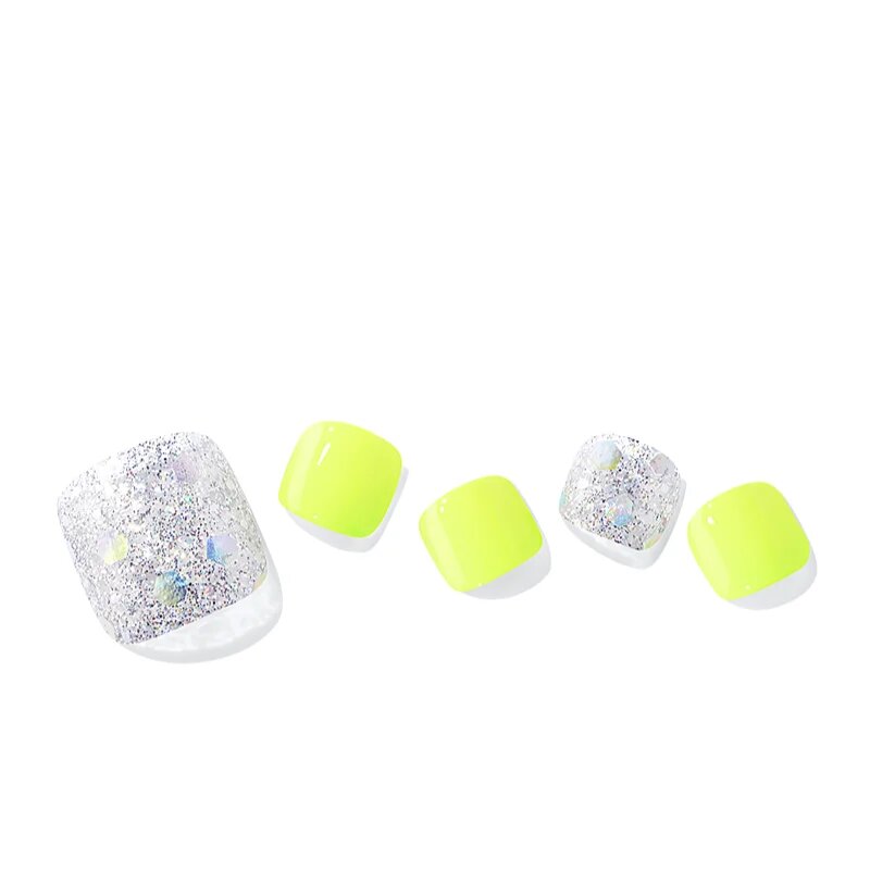 OHORA Semi Cured Gel Pedicure Strips P Neon Light nálepky na nehty na nohy odstín PD-031 1 ks