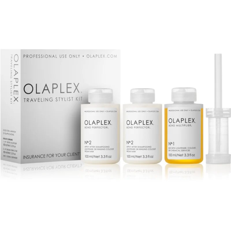 Olaplex Traveling Stylist Kit cestovní sada pro odbarvené barvené a chemicky ošetřené vlasy pro ženy