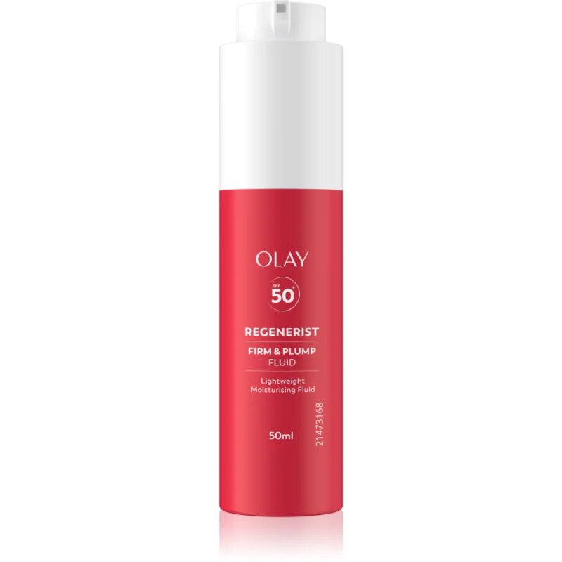 Olay Regenerist Firm & Plump liftingový hydratační fluid s niacinamidem SPF 50+ 50 ml
