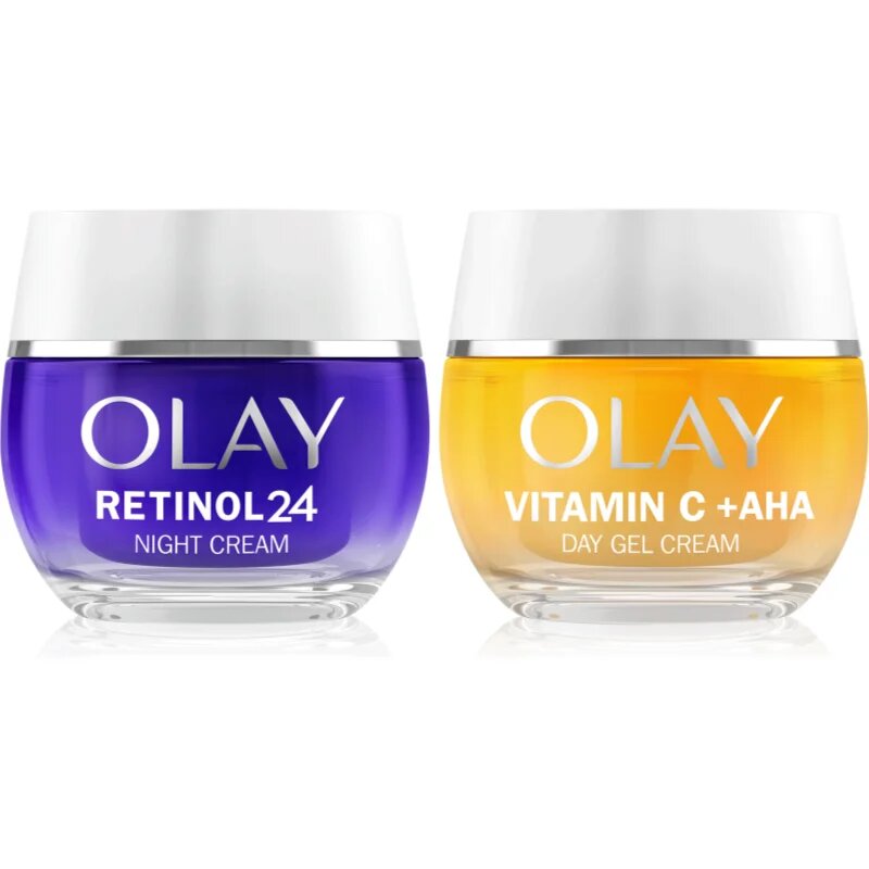 Olay Retinol 24 & Vitamin C + AHA sada pro péči o pleť