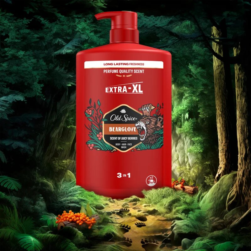 Old Spice Bearglove sprchový gel na tělo a vlasy 1000 ml